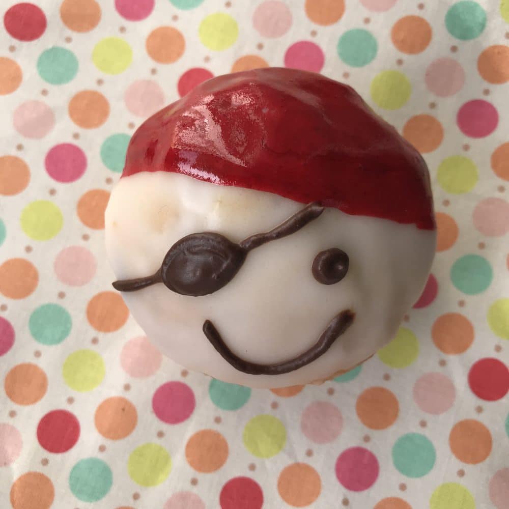 Lustige Muffins, Piratenparty, Muffins für Kindergeburtstag