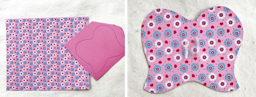 Adventskalender aus Klorollen basteln, Flügel, Anleitung