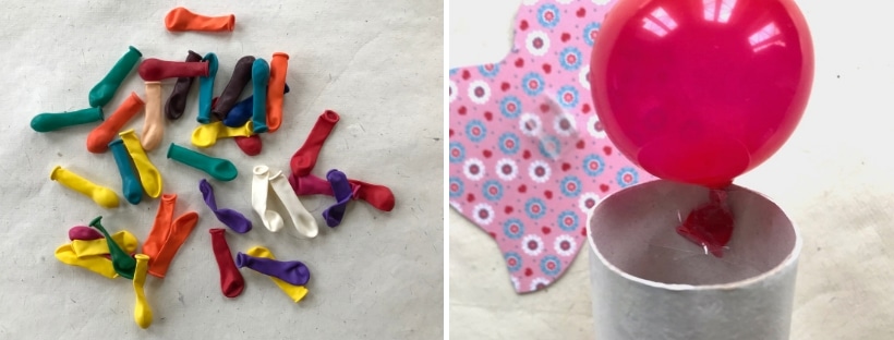 Adventskalender aus Klorollen basteln Engelskopf, Anleitung