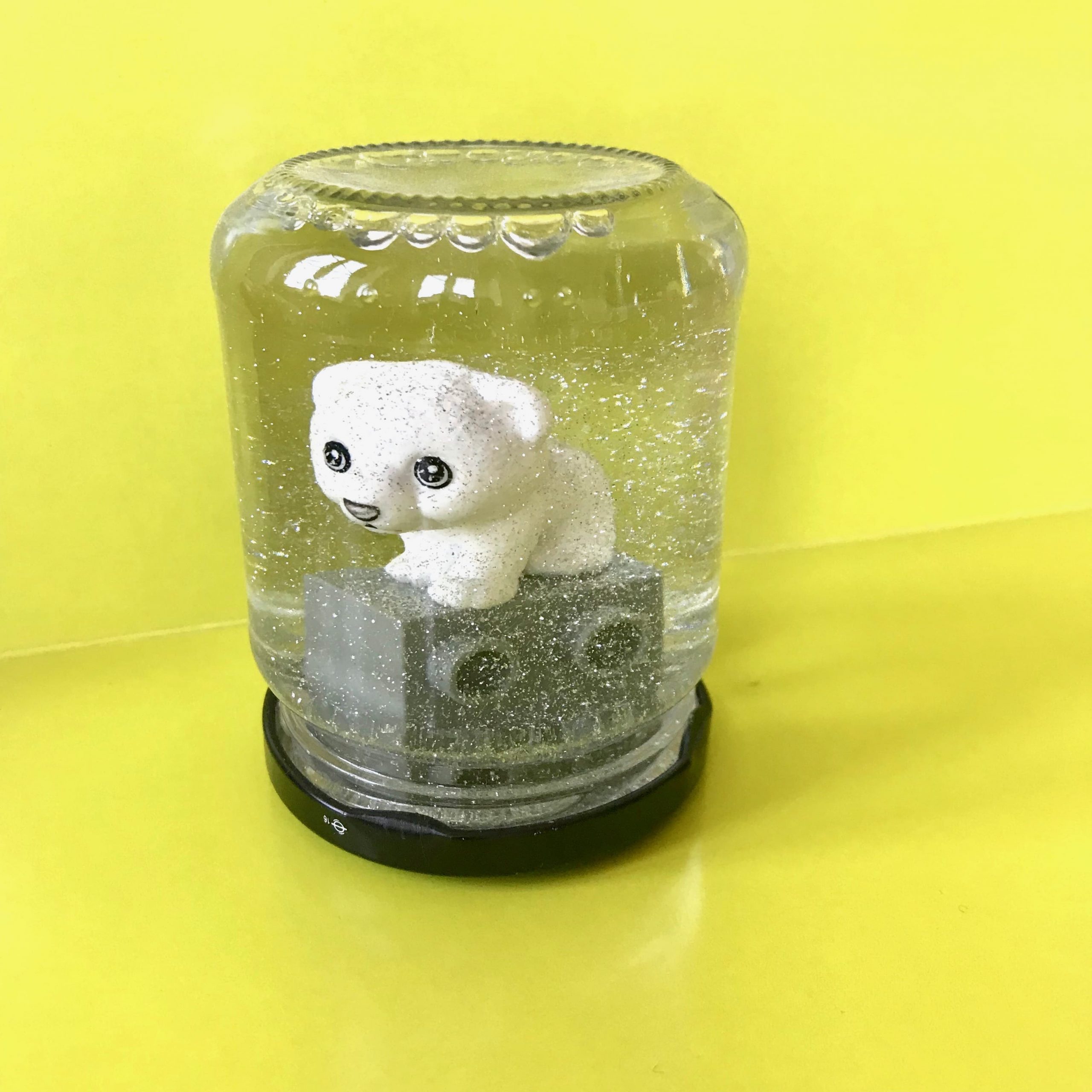 schneekugel selbermachen, anleitung, bastelidee winter