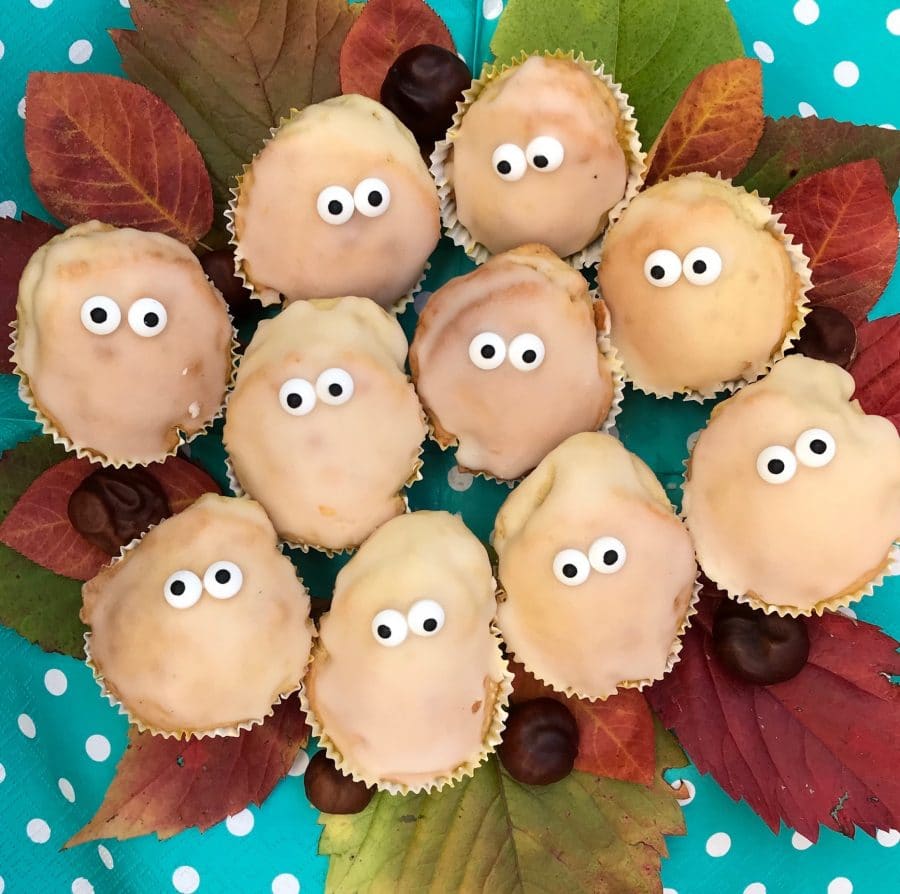 Gespenster-Muffins, Halloween-Muffins, einfaches Rezeptt