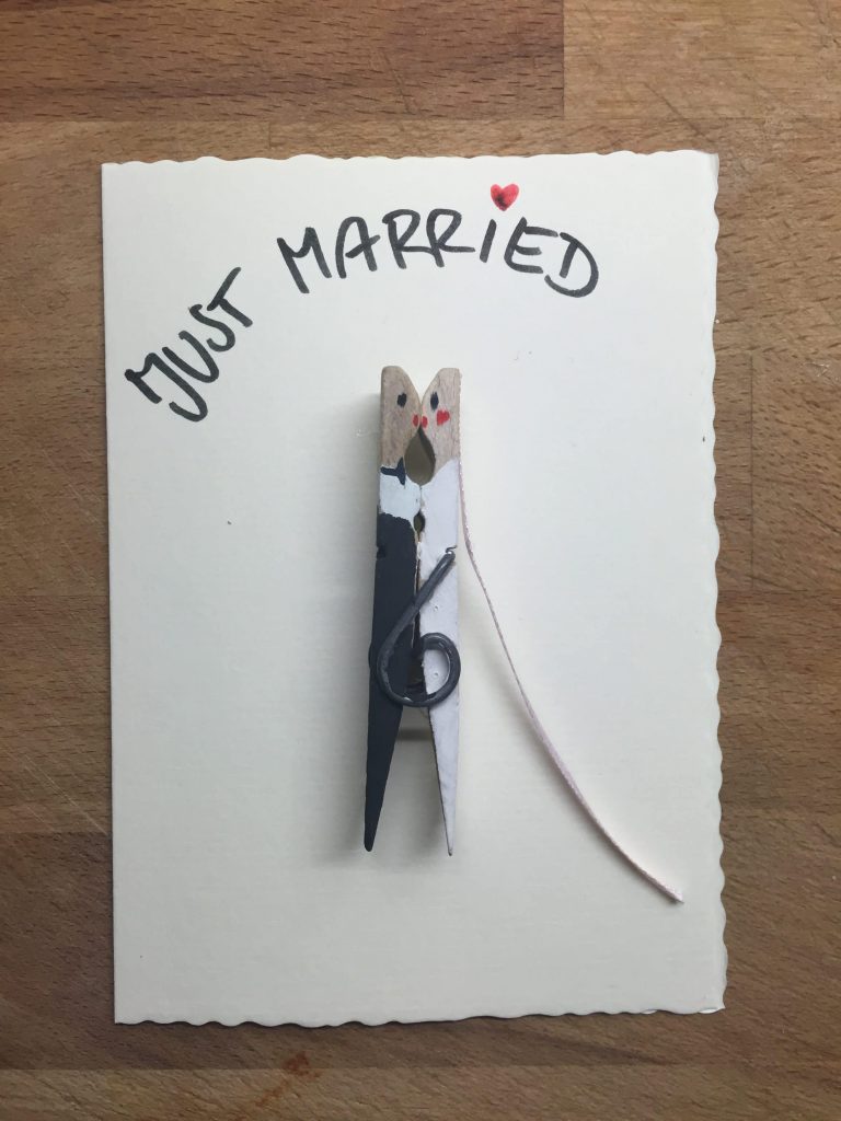 DIY Glückwunschkarten: Bastelideen für Last-Minute Grußkarten zum Selbermachen 8 Glückwunschkarte Hochzeit