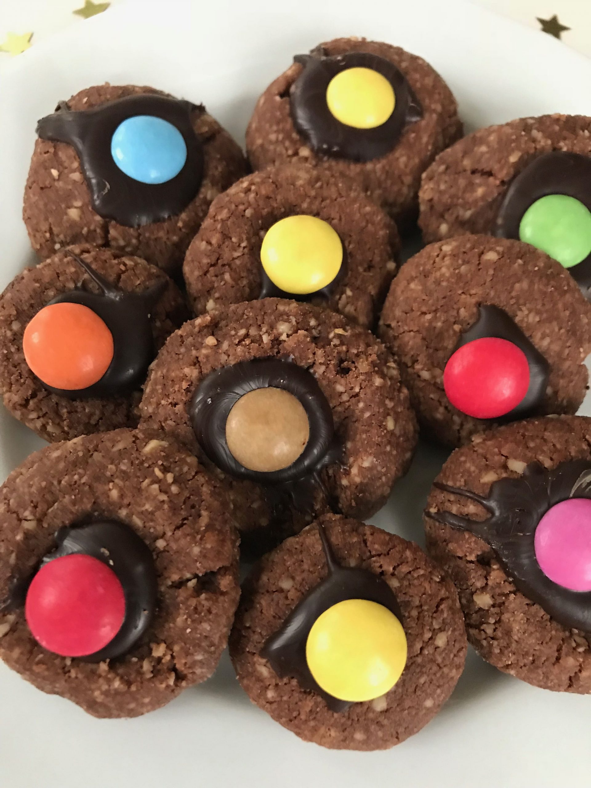 Kindergeburtstag im Winter, Kakao Mandel Plätzchen