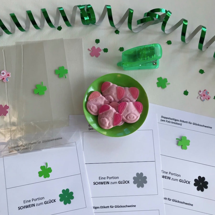 Gluecksbringer, Gluecksschwein, selber machen, Silvester