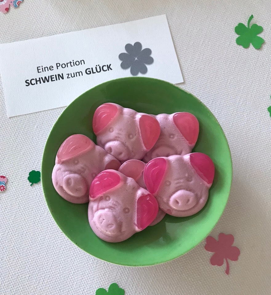 Gluecksbringer, Gluecksschwein, Silvester, selber machen