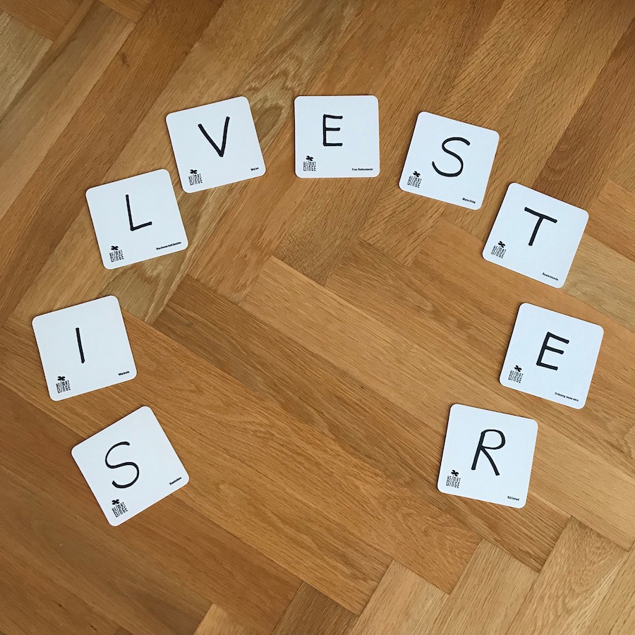 Silvester Spiele fuer Kinder, Puzzle selber machen