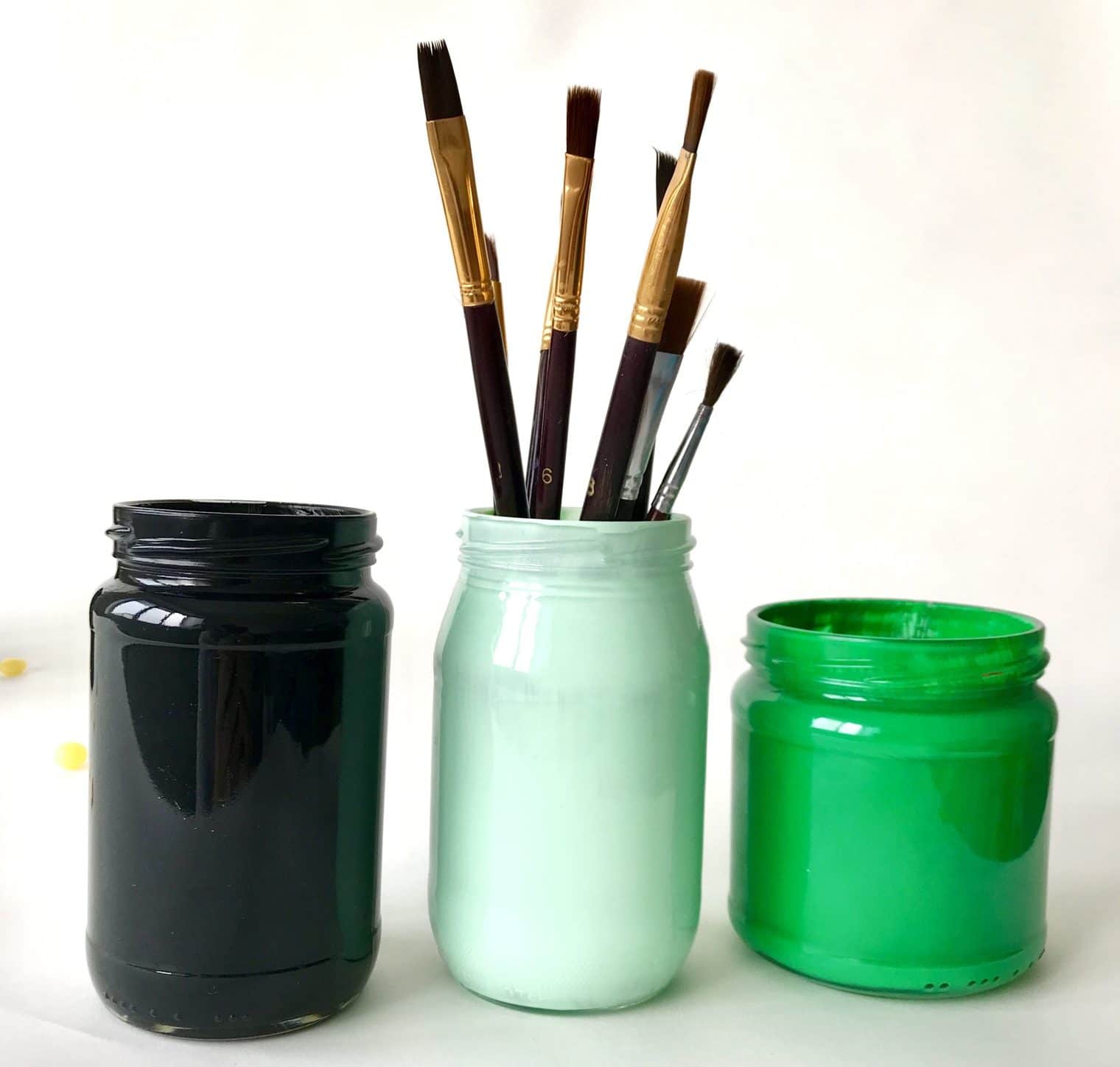 Stiftehalter selber machen, Stiftehalter als Aufbewahrung aus Altglas selber machen