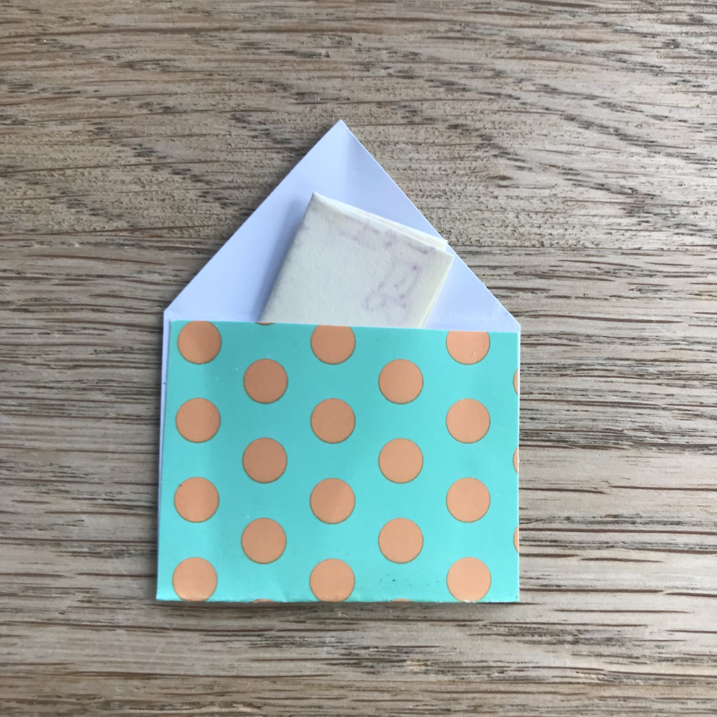 Osterkarte selber machen, Briefumschlag