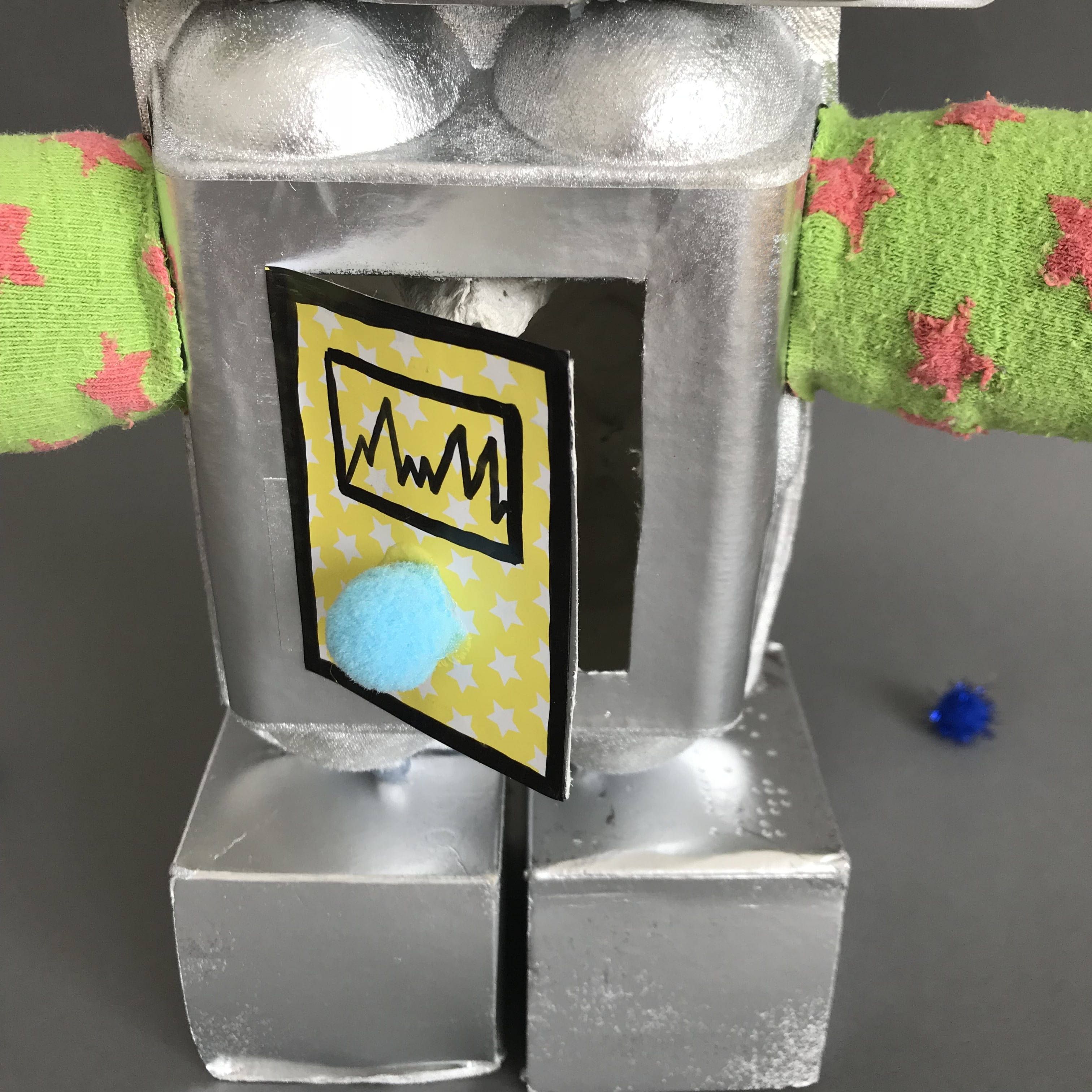 Trash Roboter basteln, Upcycling