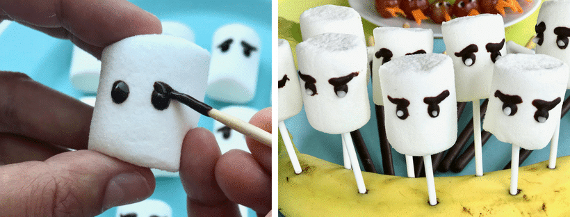 Ninjag Geburtstag, Partyessen, Ninja Marshmallows