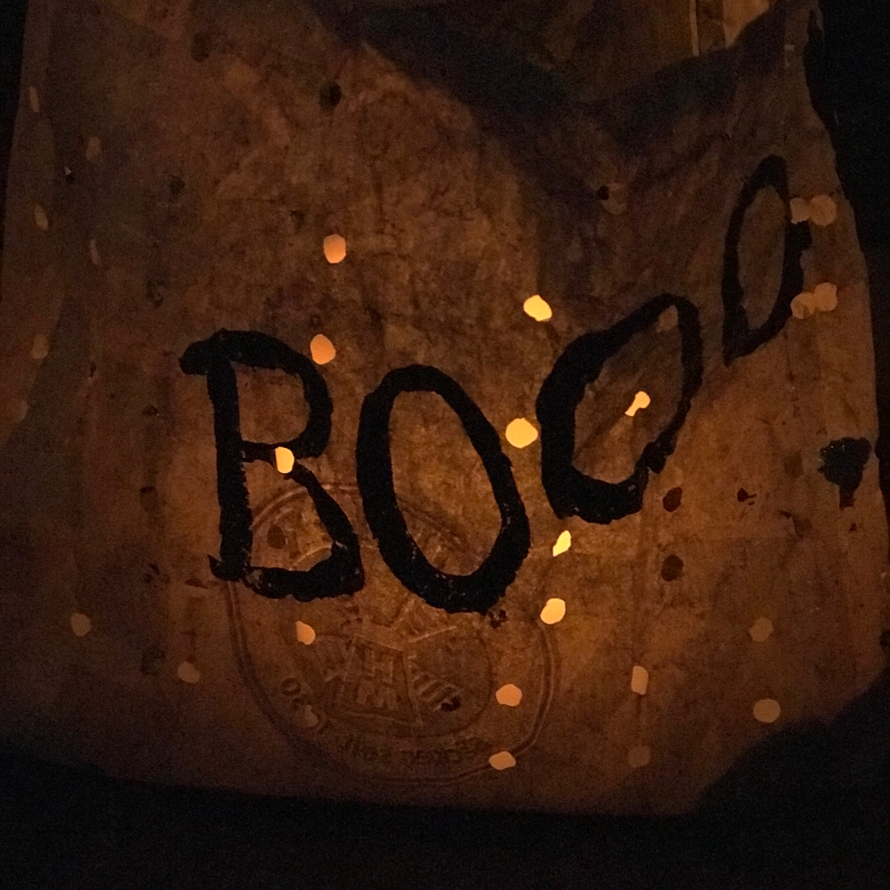 Windlicht basteln, Halloween Deko selber machen