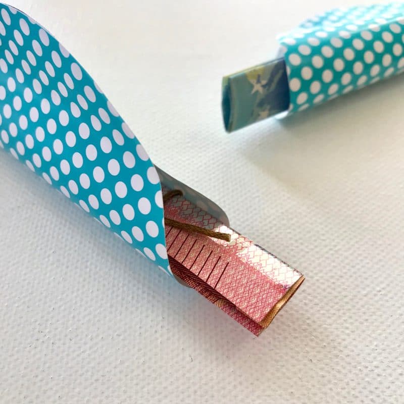 DIY Geldgeschenk, Glückskeks selber machen, Geschenkverpackung, Upcycling