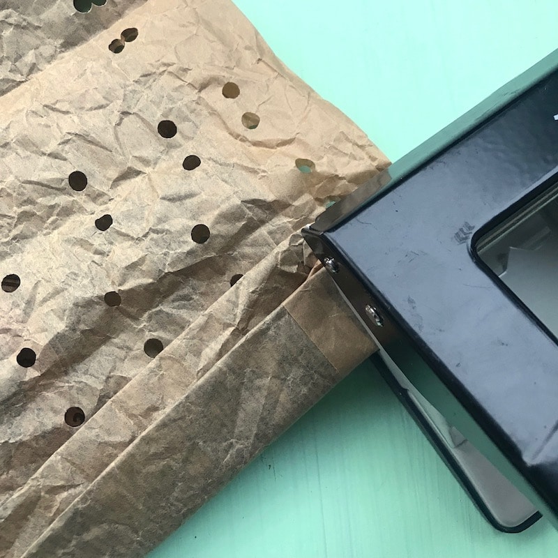 Halloween Teelicht aus Brottuete, Upcycling, Halloween Deko