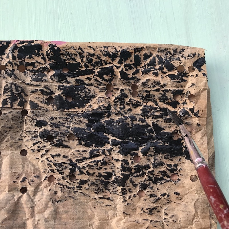 Halloween Teelicht aus Brottuete, Upcycling, Halloween Deko