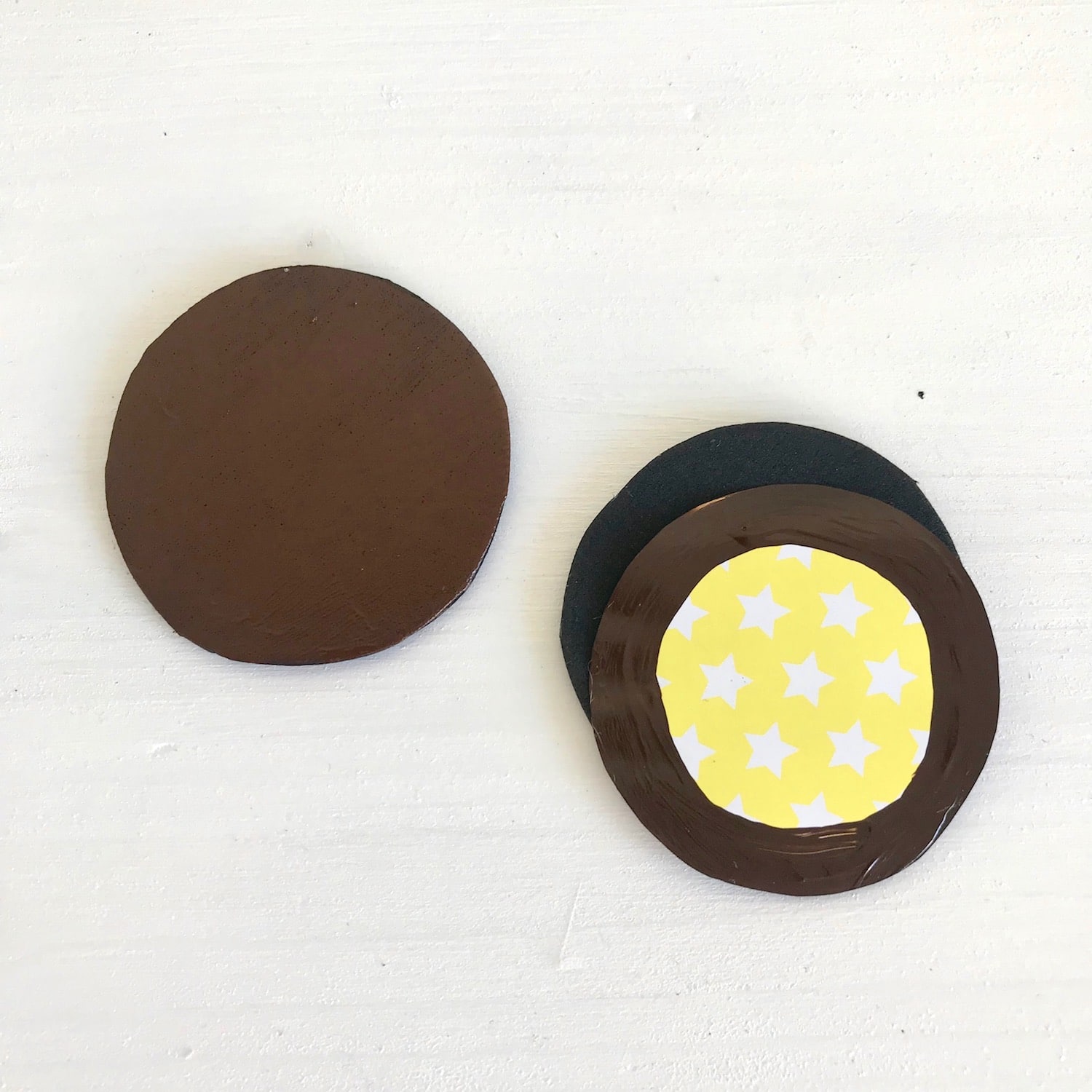 Geschenk im Glas, Affenohren, Moosgummi