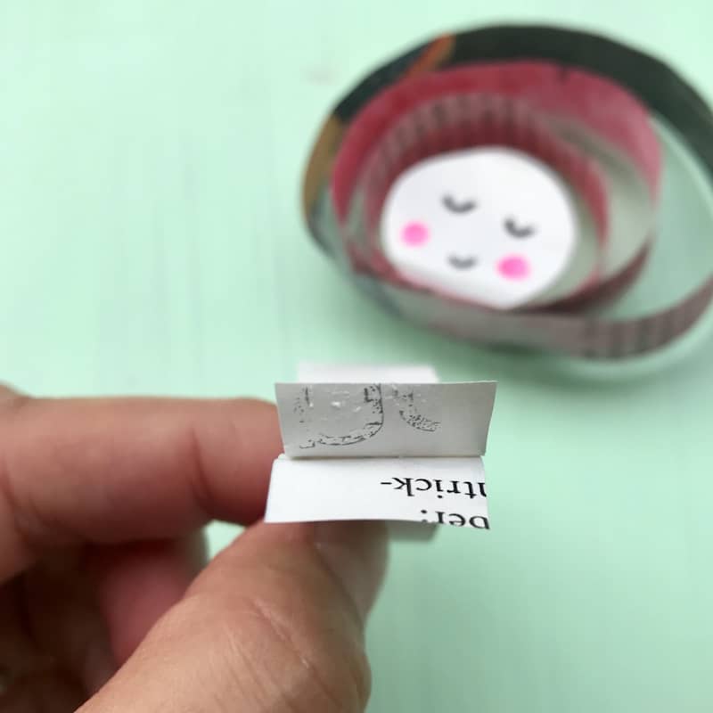 Herbstdeko, Fliegenpilz baslten, Stiel