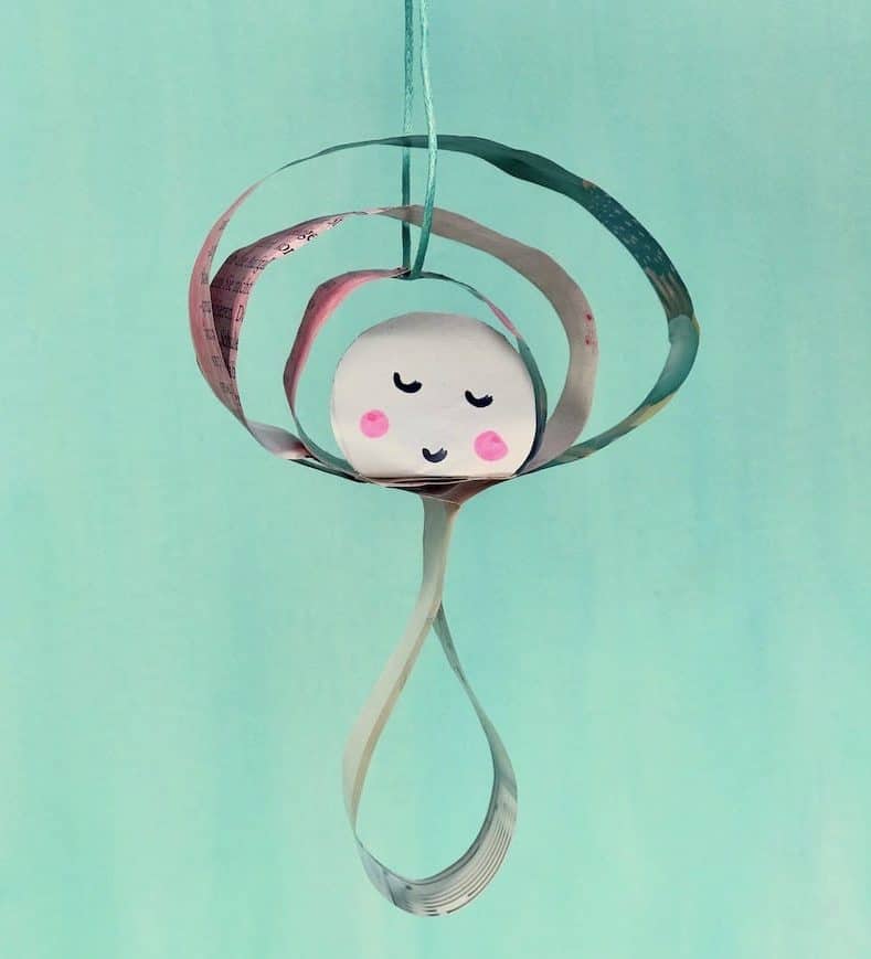 Herbstdeko, Fliegenpilz, Aufhaengung