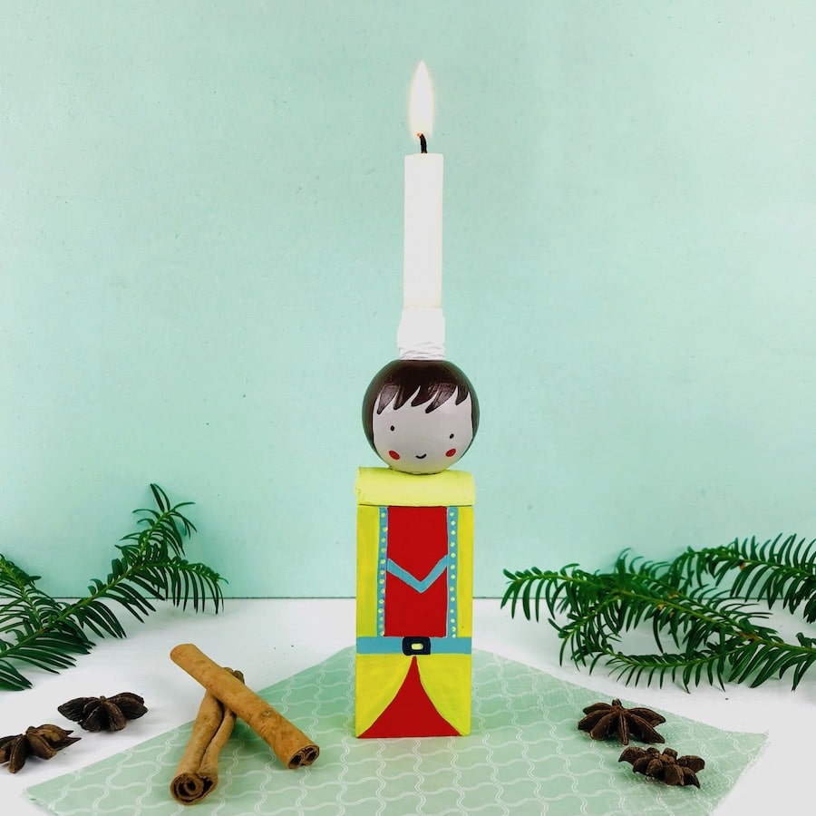 DIY Familien Adventskranz, Bemalen, Upcycling, Design, basteln