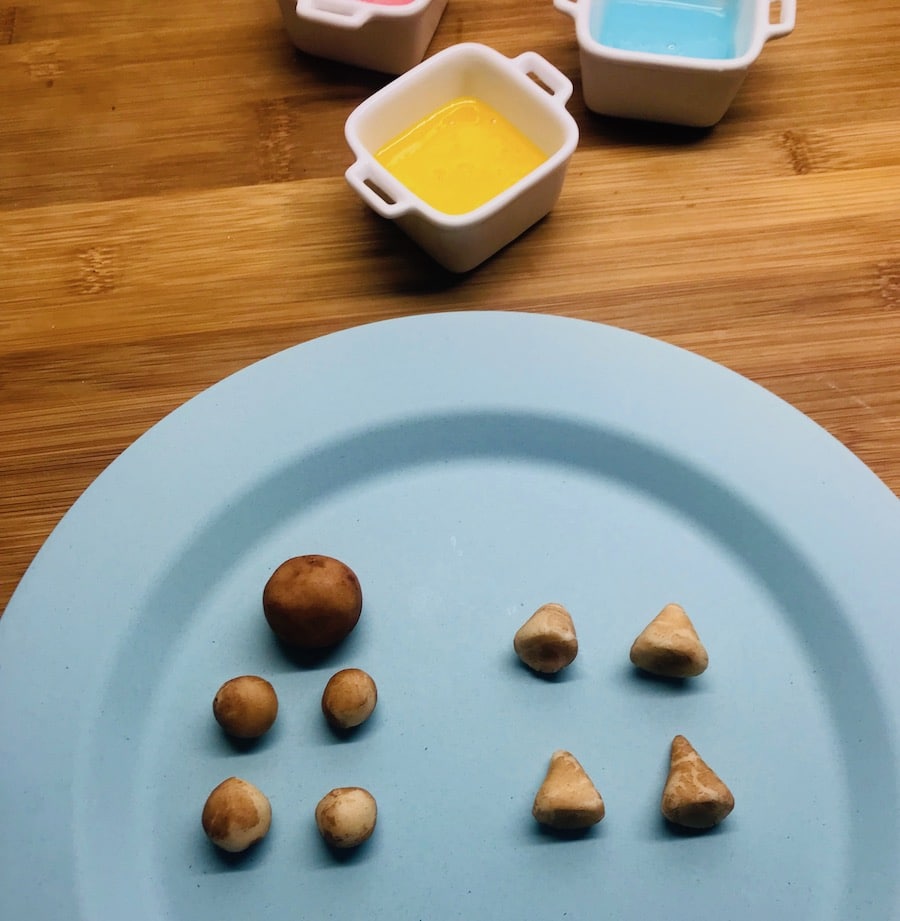 Vanillekipferl Schneemann, Marzipankugeln, Hut