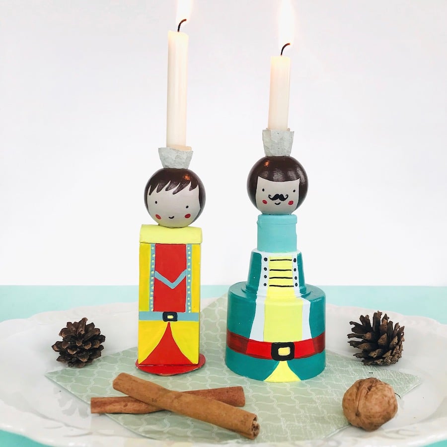 DIY Familien Adventskalender, Figuren, Upcycling, Weihnachten, Kinder