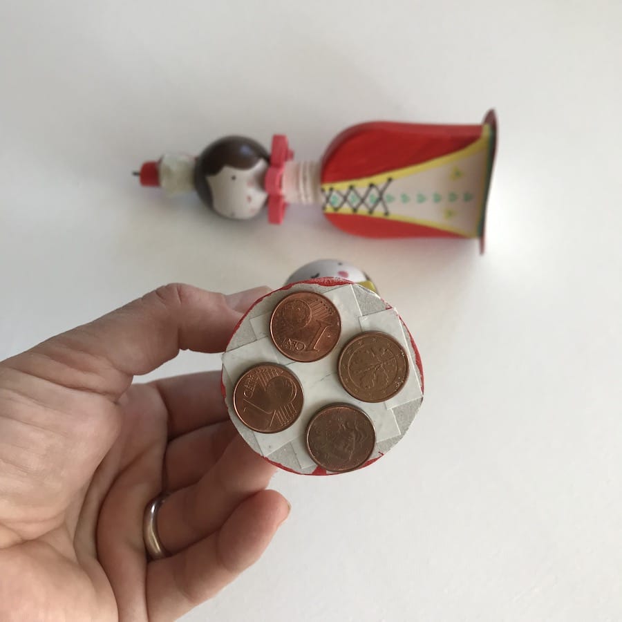 DIY Familien Adventskranz, selber machen, Stablisierung