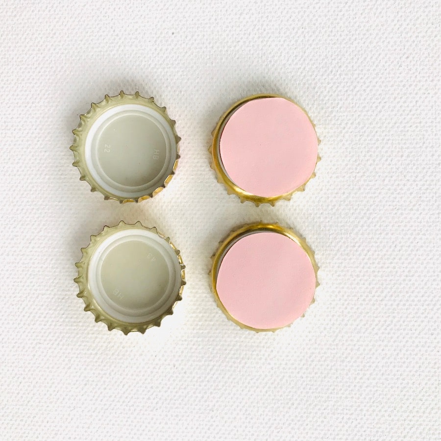 DIY Gluecksbringer Kronkorken, Kopf, Schablone, basteln