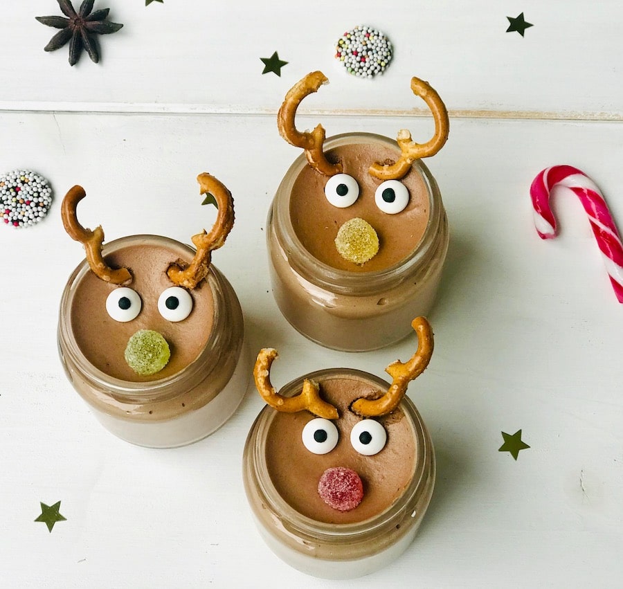 Rudolph Mousse au Chocolat, einfaches Rezept, Weihnachten