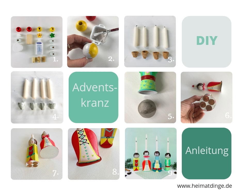DIY Upcycling Familien Adventskalender, Kinder, Weihnachten