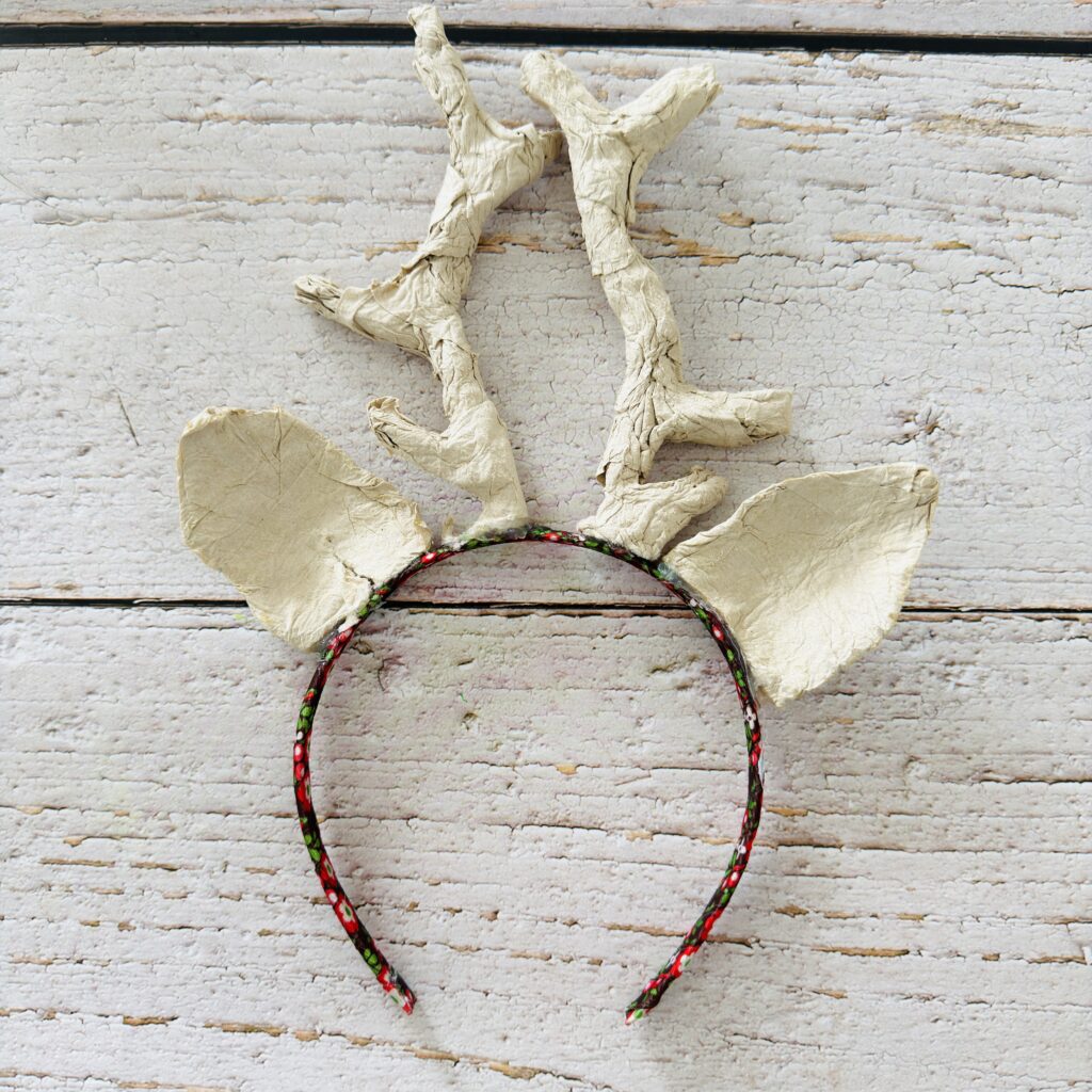 DIY Reh Geweih-Haarschmuck für de Fasching basteln
