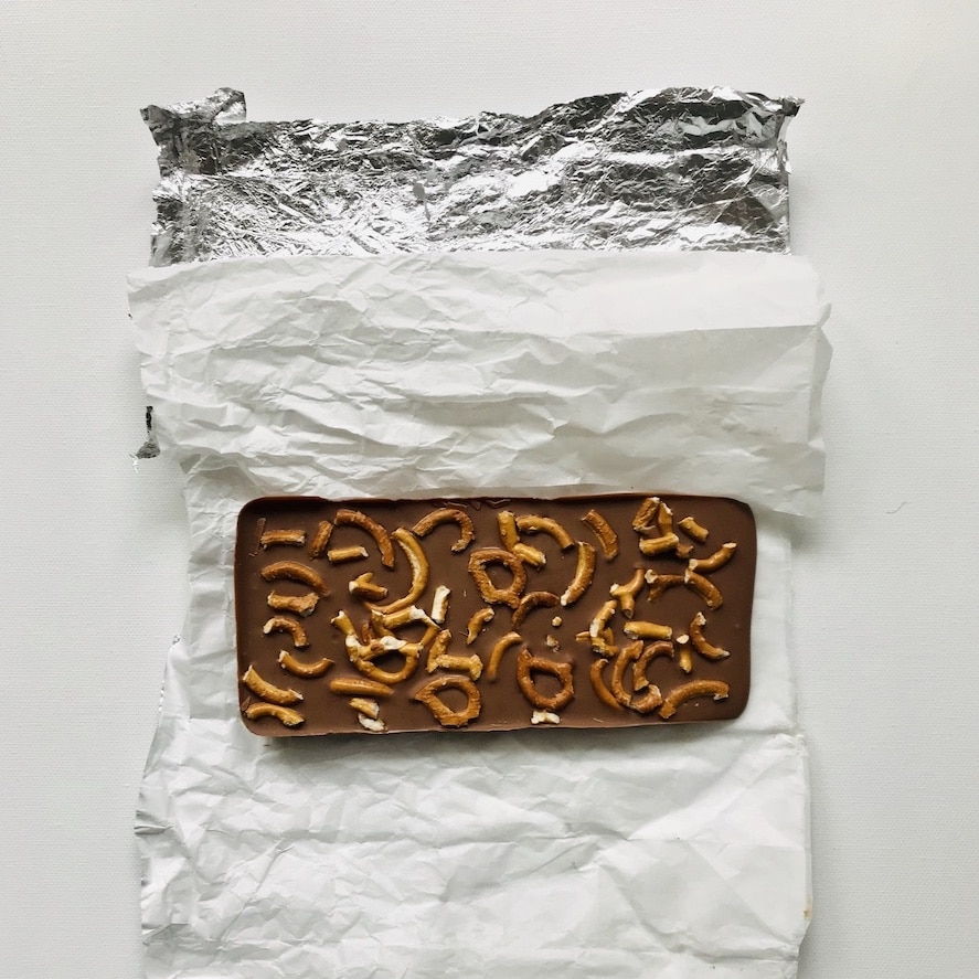 Schokoladen-Wettessen, Spiele Kindergeburtstag, Upcycling Verpackung