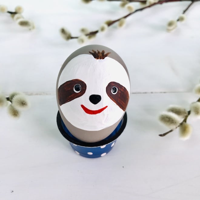 ostereier-bemalen-kindern-faultier-diy-osterdeko-orignell-osterdeko