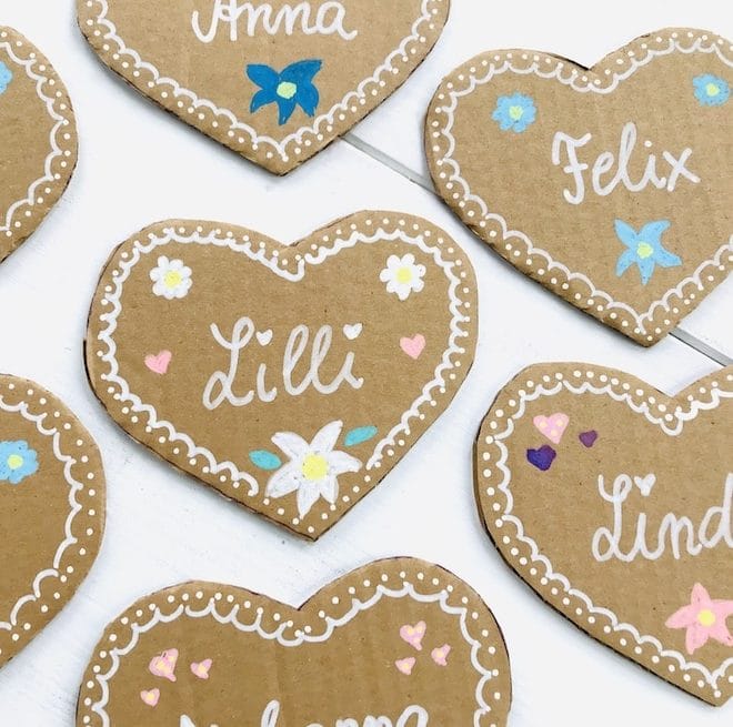 Jahrmarkt Party, Tischdeko basteln, Upcycling