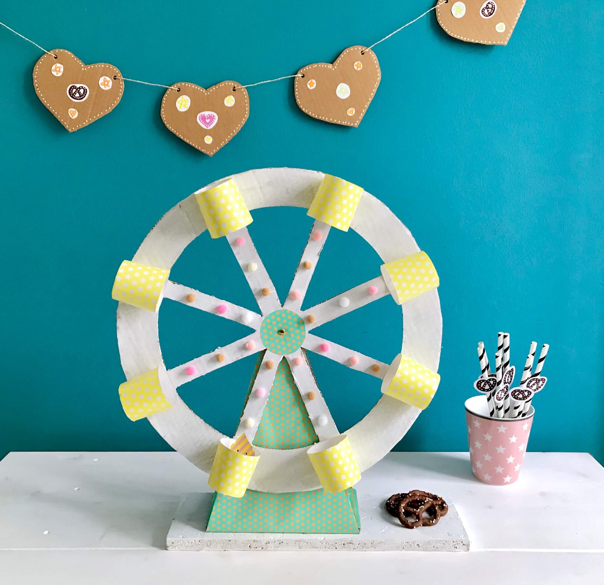 jahrmarkt-geburtstag-riesenrad-deko-basteln-selbrermachen
