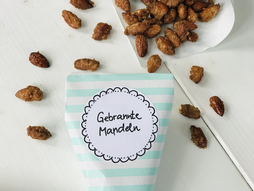 Gebrannte Mandeln in Pfanne selber machen, Rezept