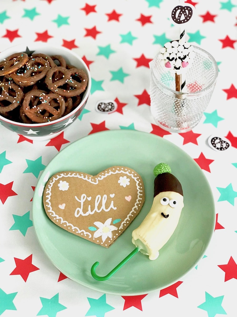 Jahrmarkt Party, Schokobrezeln, Rezept, Snack