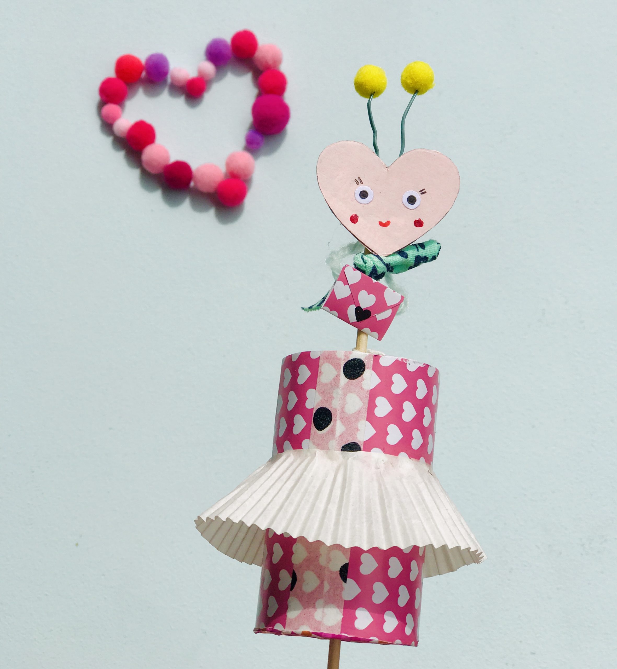 Muttertagskarte basteln, Muttertagsgeschenk mit Kindern basteln