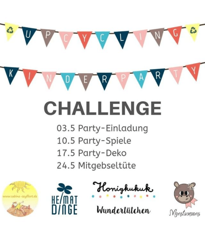 Upcycling Kinderparty, Upcyclingideen, Kindergeburtstg