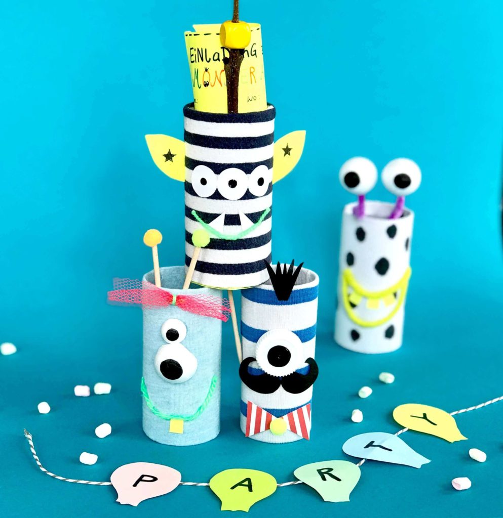 monster-party-einladung-basteln-recycling