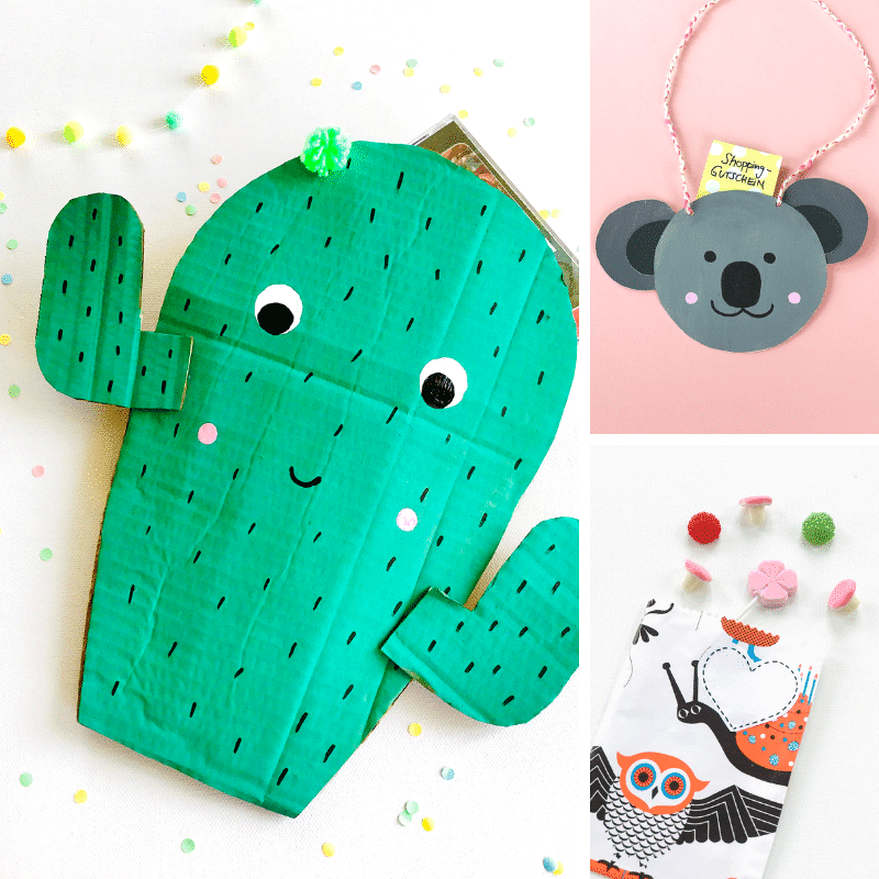 Mitgebsel Tueten basteln, Gastgeschenk Kindergeburtstag, Basteln am Kindergeburtstag