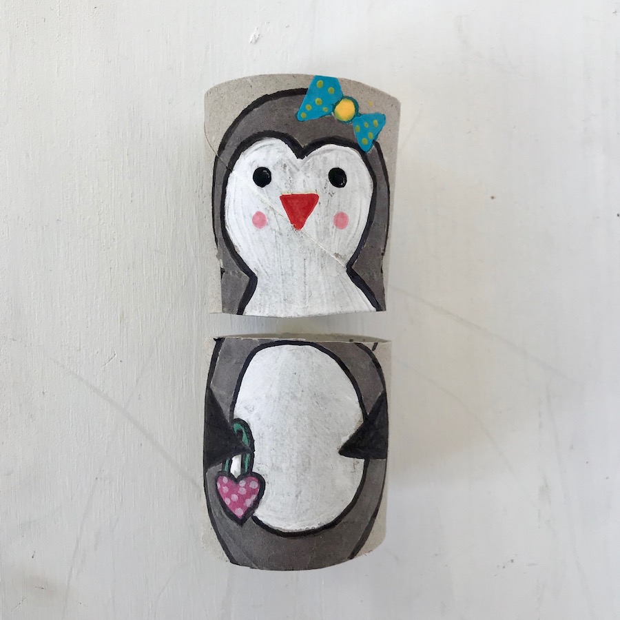 Spielzeug selber machen, Herbst Bastelidee Kinder, Upcycling fuer Kinder