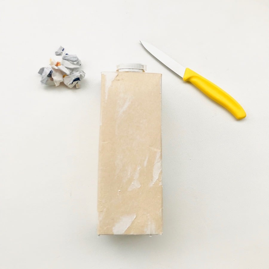 DIY Adventskalenders für Kinder: Ideen für die Füllung 10 Tetrapack bearbeiten, Basteln mit Tetrapack