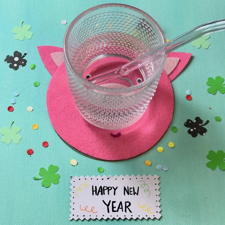 Silvester Deko basteln, Upcycling Idee, Silvester Tischdeko basteln