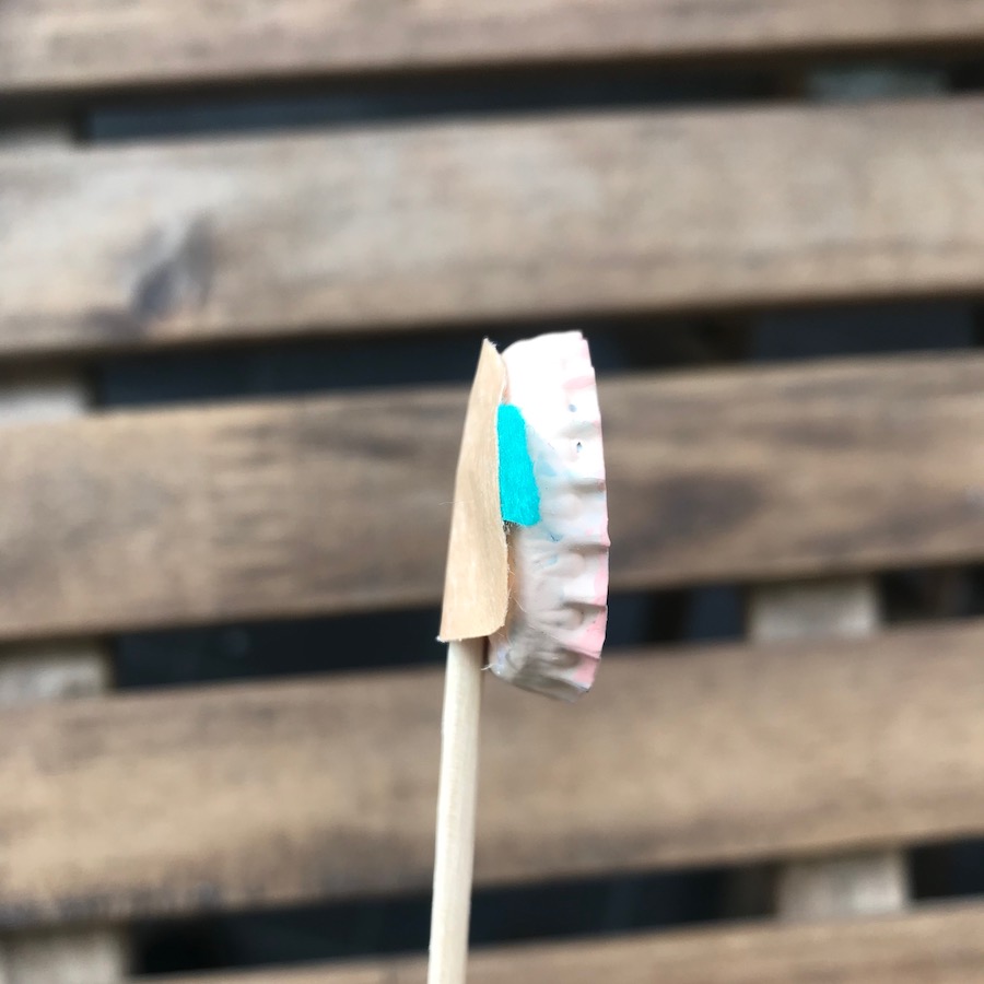 Party Deko Picker selber machen Anleitung, Obst Picker, Kronkorken