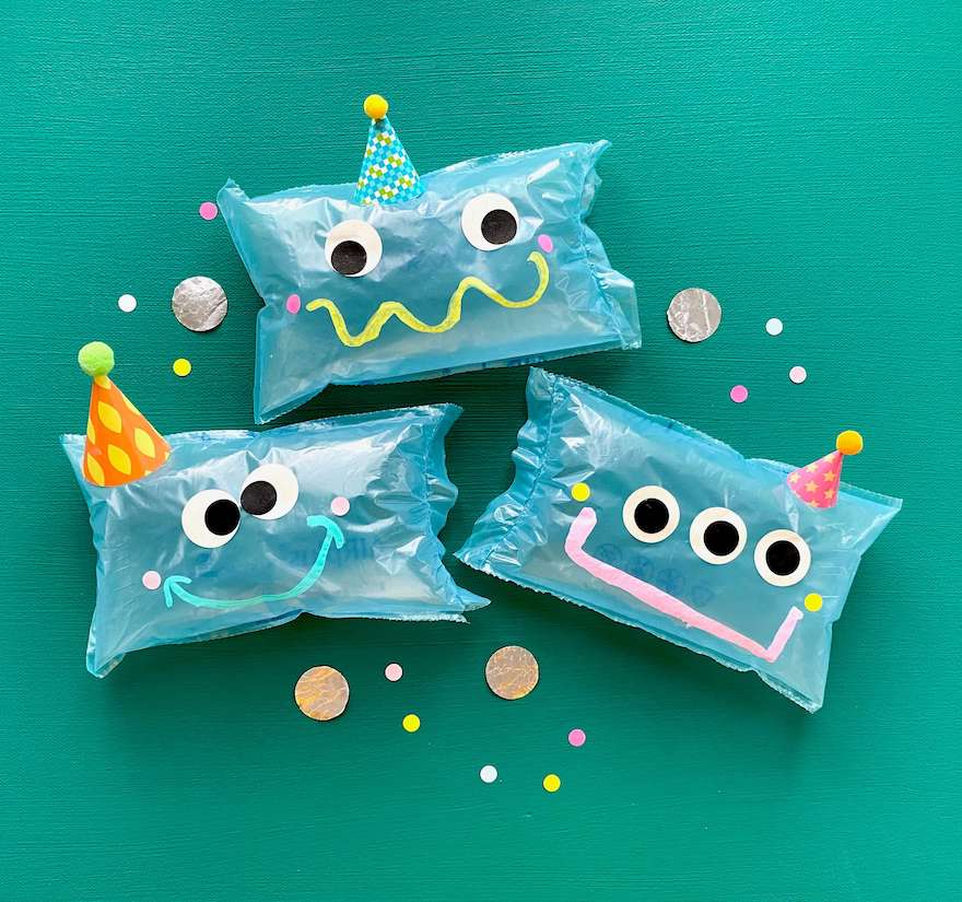 faschingsdeko basteln kinder, monster basteln einfach