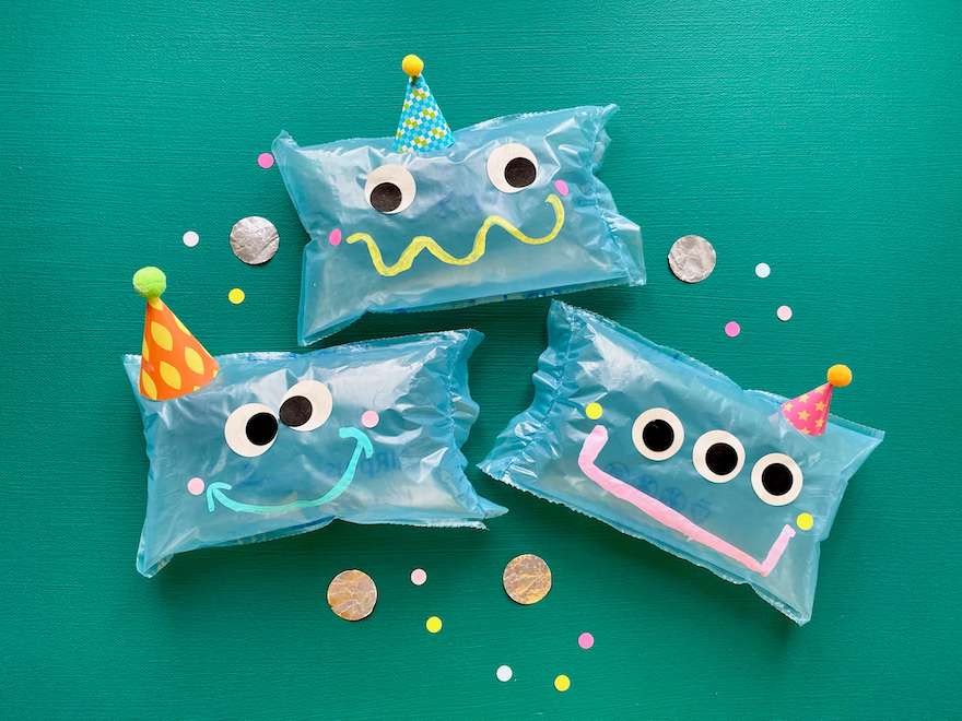 faschingsdeko basteln kinder, monster basteln einfach