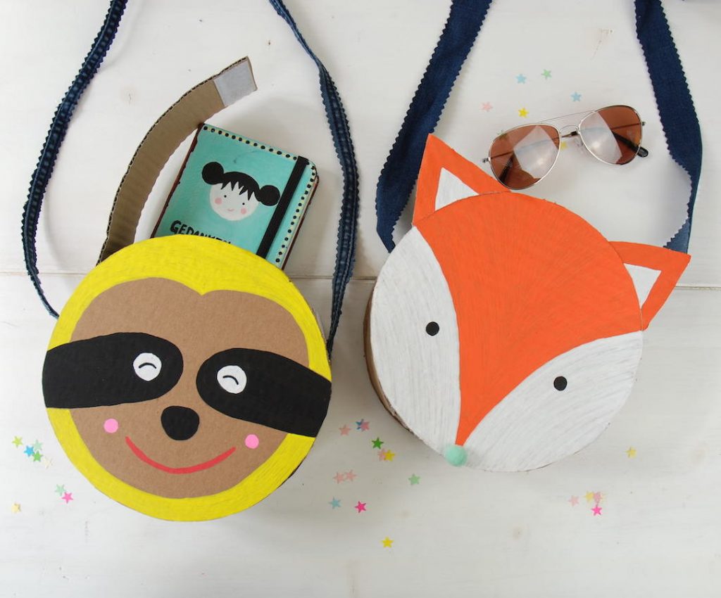 tasche-basteln-kinder-fuchs-faultier-upcycling-idee-diy-umhaengetasche