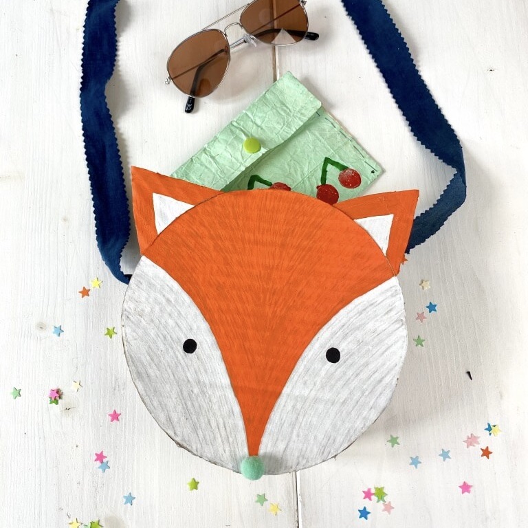 upcycling diy umhaengetasche fuchs selber machen