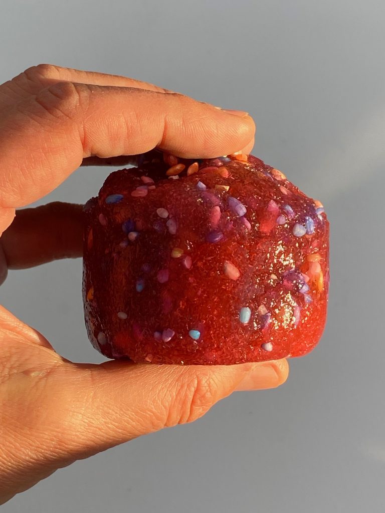 Ungiftigen Schleim ohne Kleber selber machen 5 slime-selbermachen-ungiftig-mitgebsel-regenbogen-geburtstag