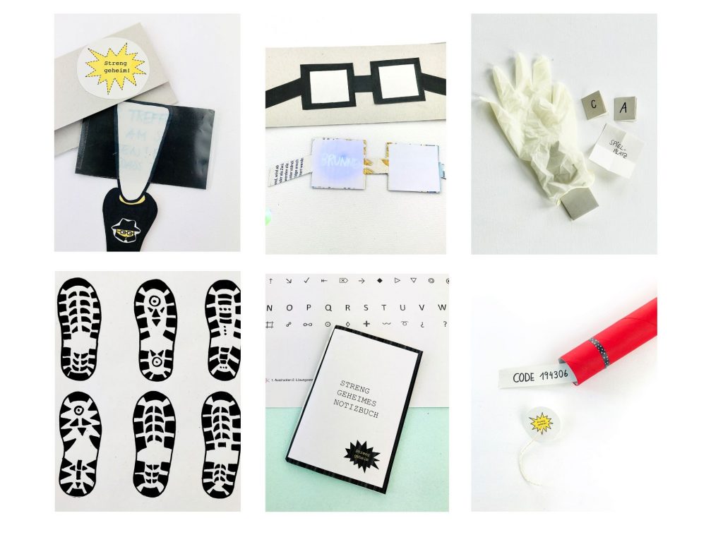 Detektiv Geburtstag planen leicht gemacht 8 detektivparty-schatzsuche-basteln-detektivfall-diy