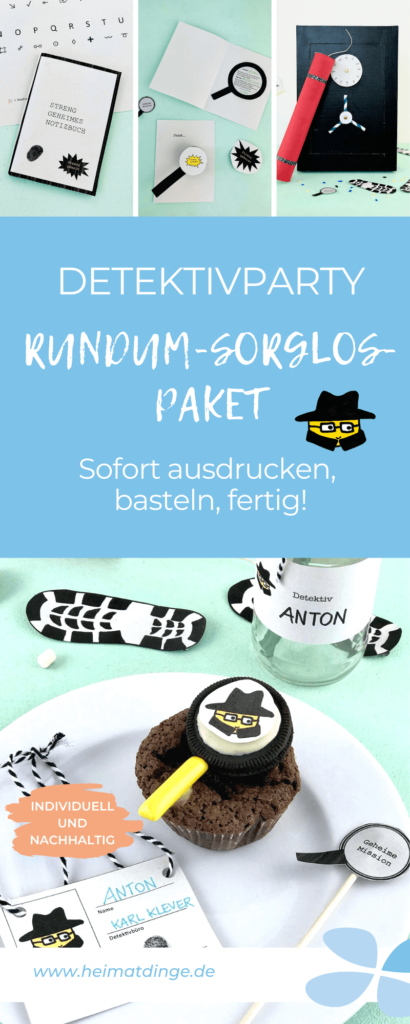 Detektiv Geburtstag planen leicht gemacht 14 detektiv-geburtstag-diy-digitales-bastelset-zum-ausdrucken-pin